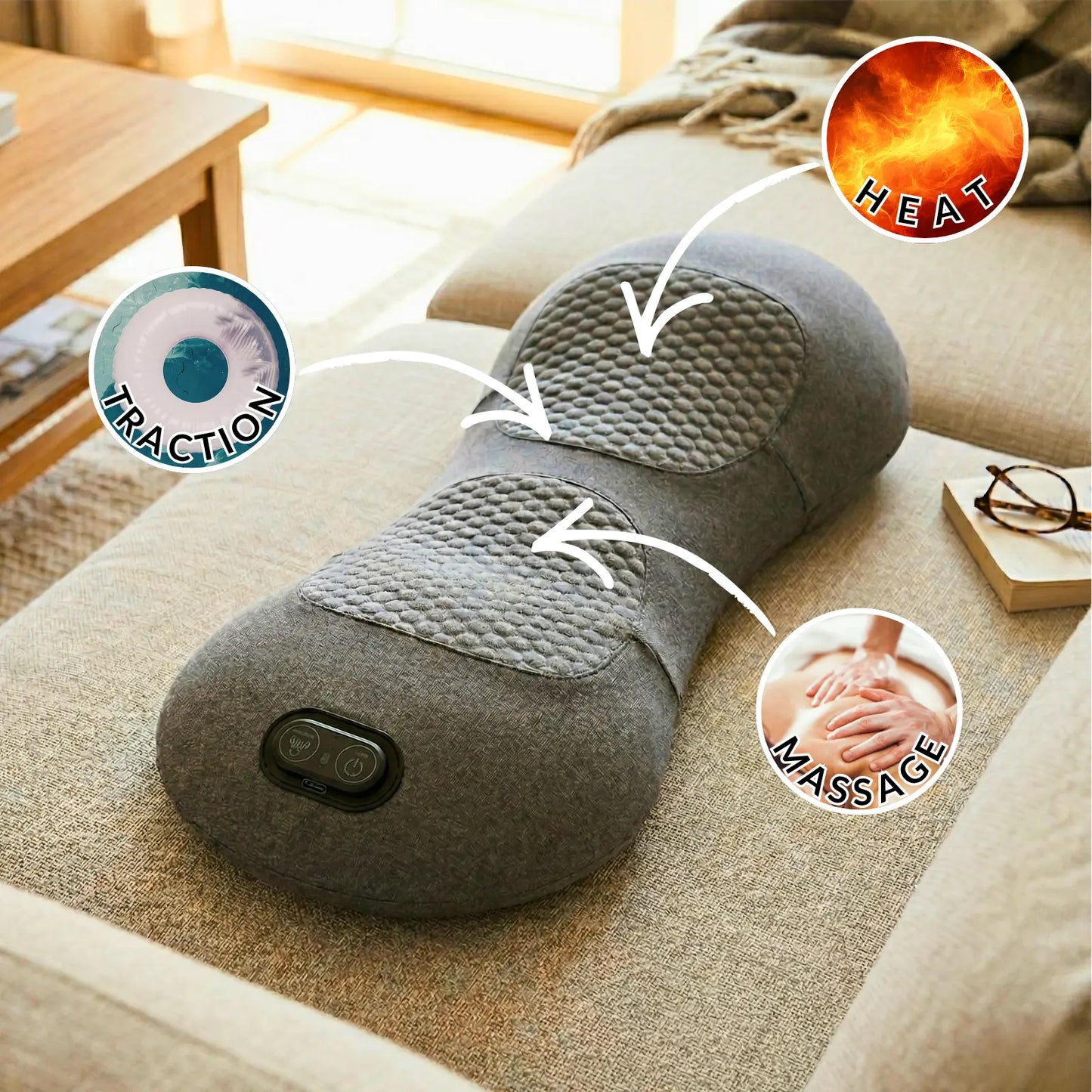 TheraLabs™ Trio Comfort Back Massager